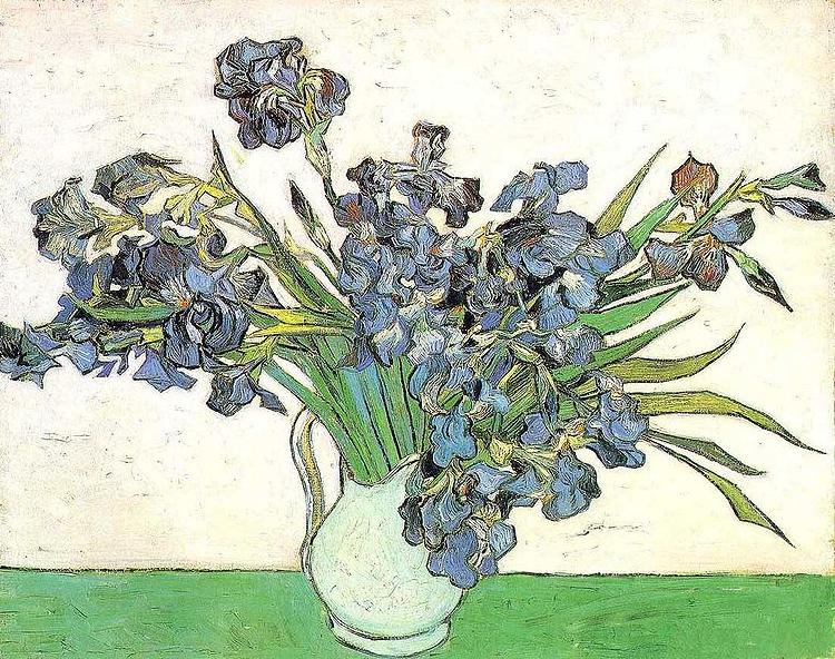 Vincent Van Gogh Still Life - Vase with Irises